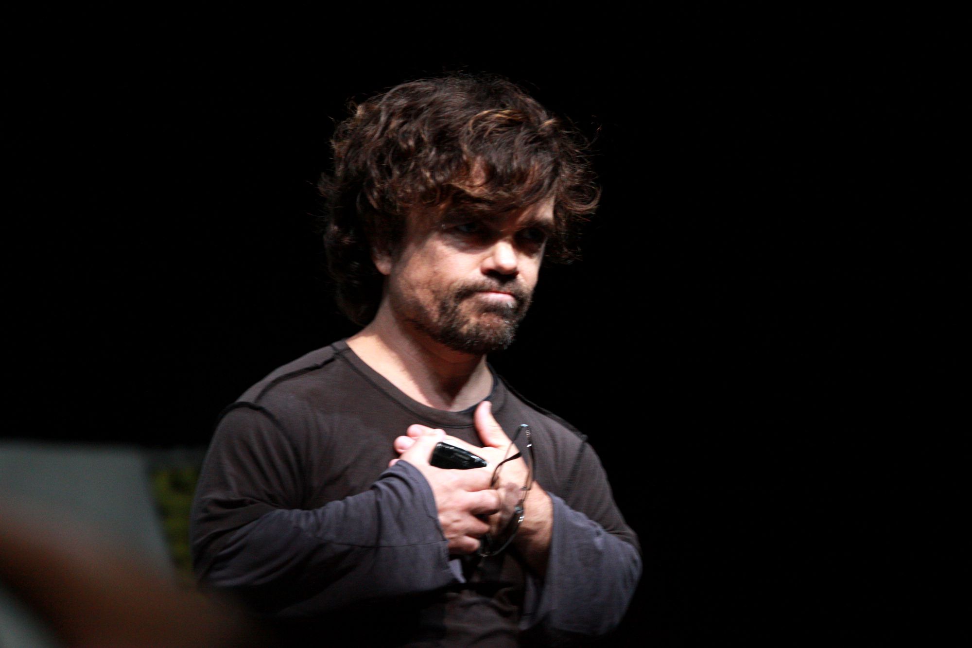 Peter Dinklage speaking at the 2013 San Diego Comic Con